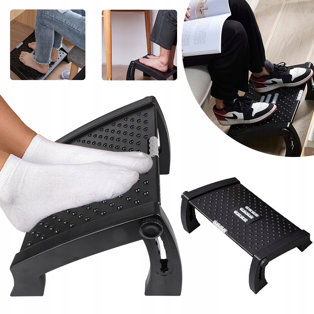 Podnóżek Biurowy, Podstawa Pod Stopy Ergonomiczny Do Nóg Biurka Do Domu