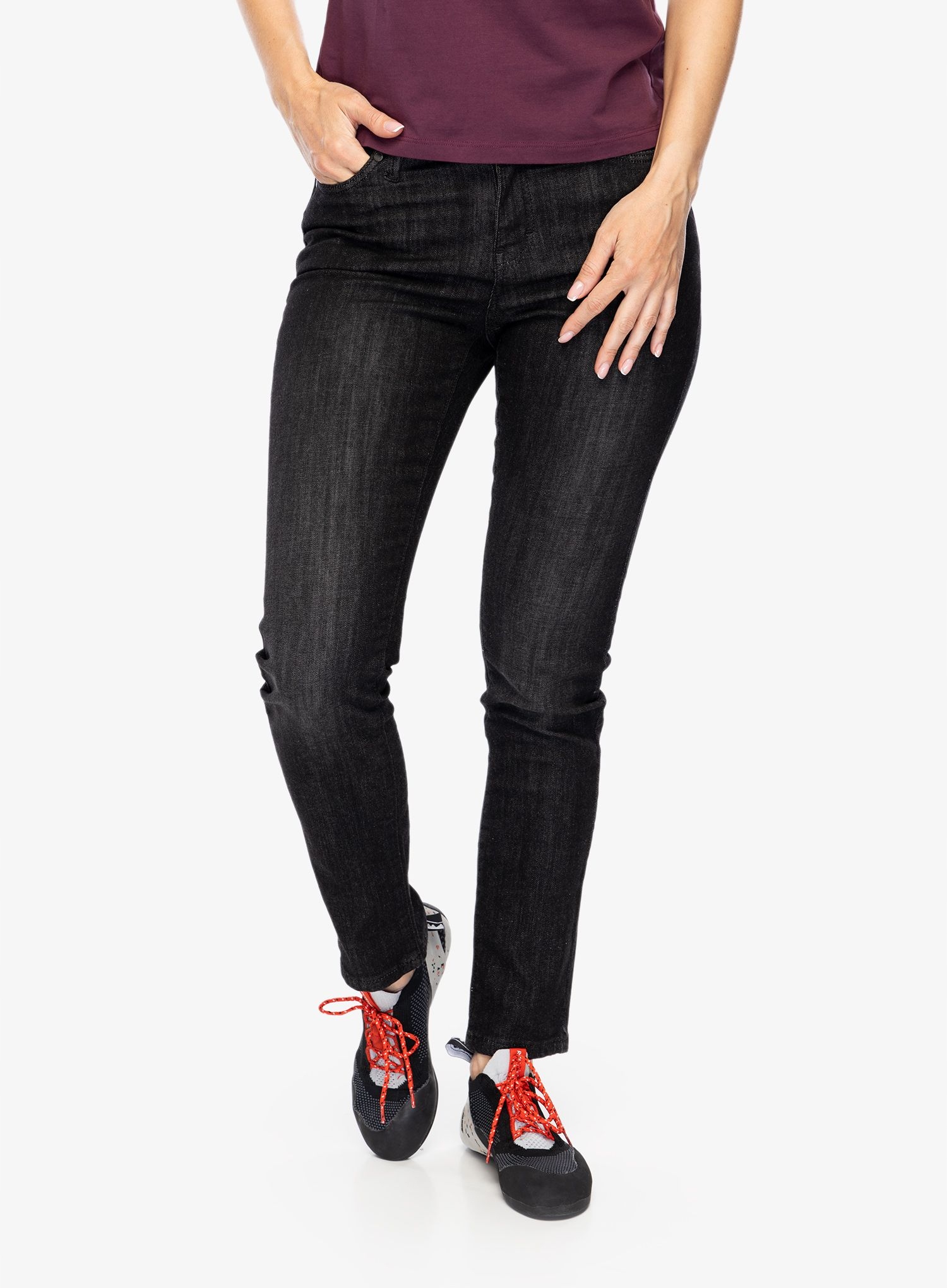 Dámské kalhoty Black Diamond Crag Denim černá 4 (s)