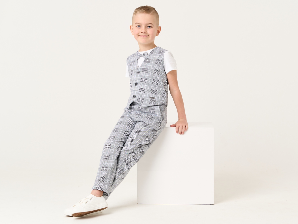 Ruben garnitur letni bez kamizelki R.128 8/9 LAT Płeć chłopcy