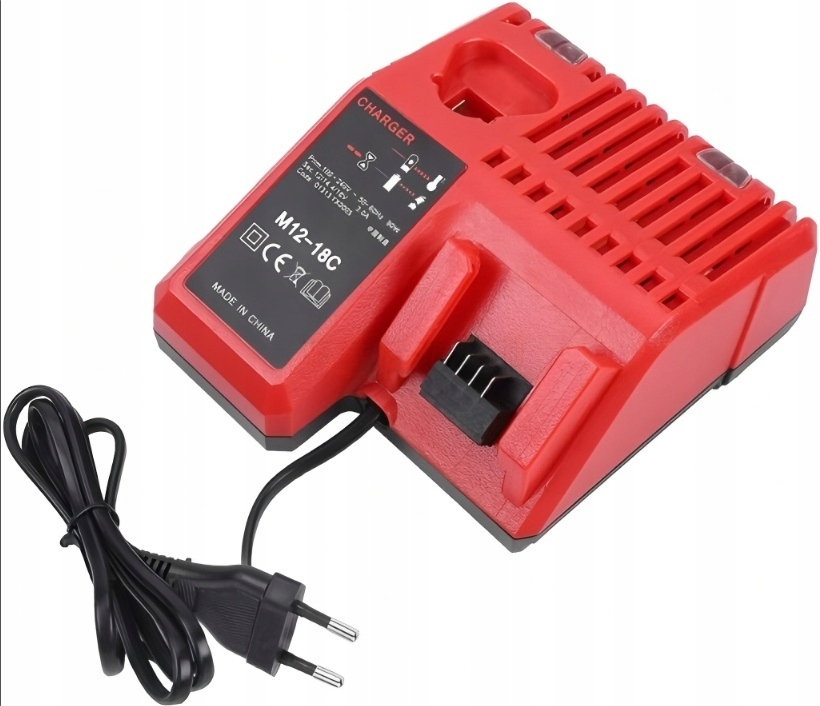 Náhradní nabíječka Milwaukee M12-18FC Pro Nabíječku M12 M18 Akumulátory