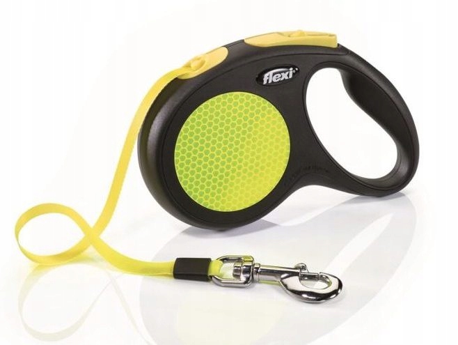 

Smycz taśma Flexi New Neon automatyczna 5m 15kg S