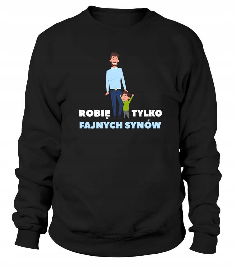 Pánská Mikina Dělám jen skvělé syny Xs Černá Dárek pro tatínka Pro něj