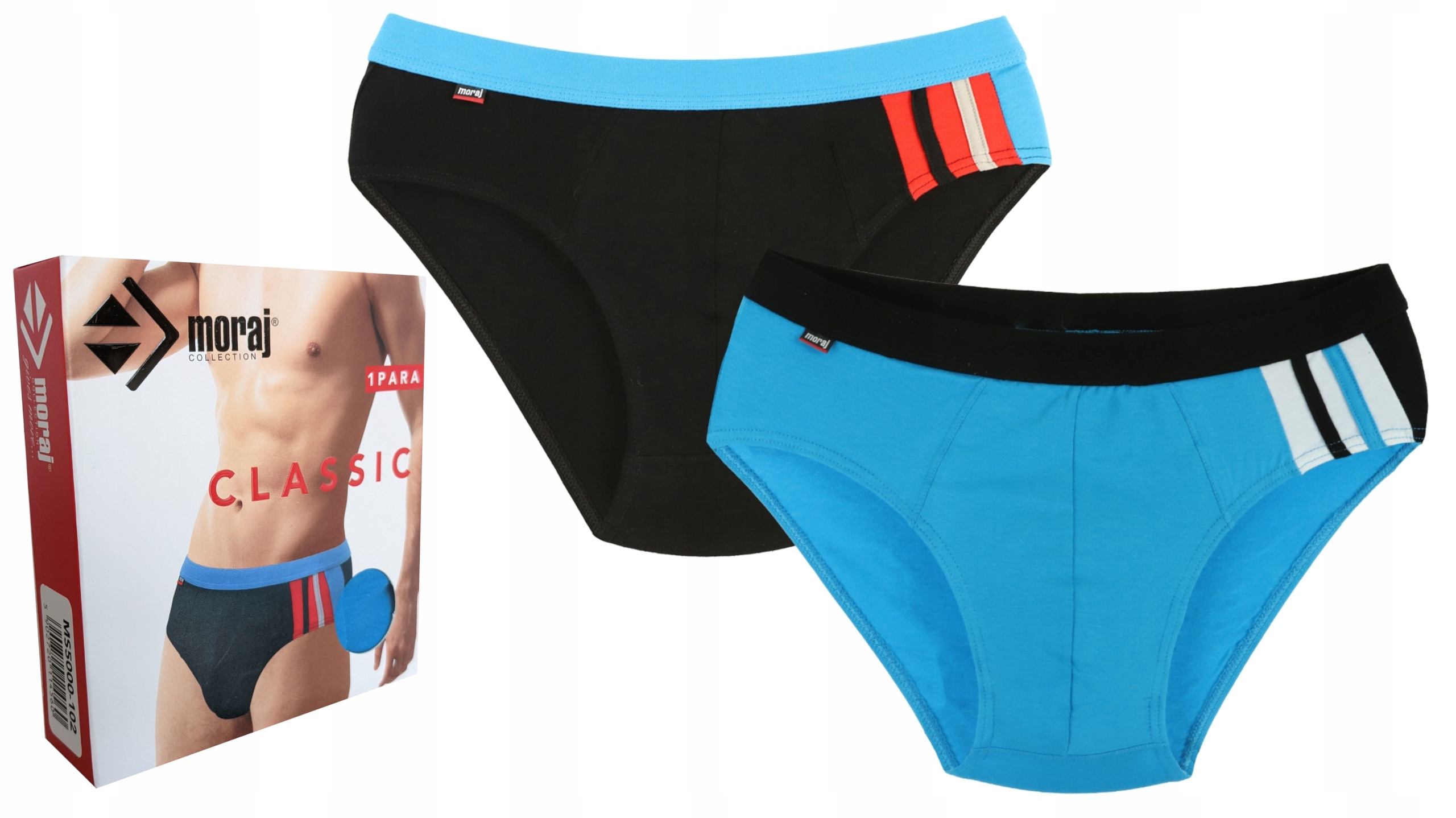 

Moraj Majtki Slipy Męskie Bawełniane 2 szt. - 3XL
