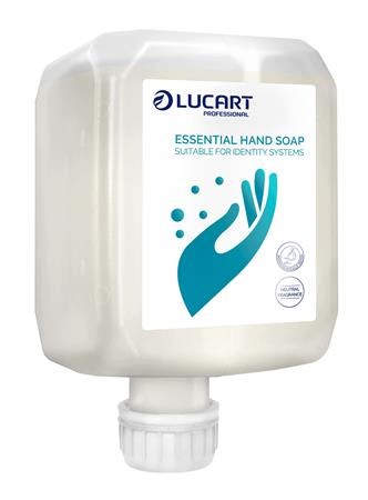 Pěnové mýdlo "identity Essential", bílá, náplň, 6 x 0,8 l, Lucart 89811000