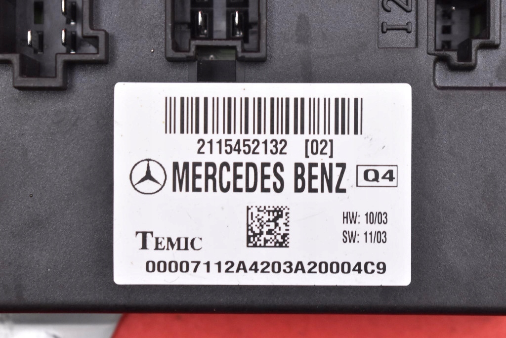 control unit module seat 2115452132 MERCEDES E-KLASA W211 02-06
