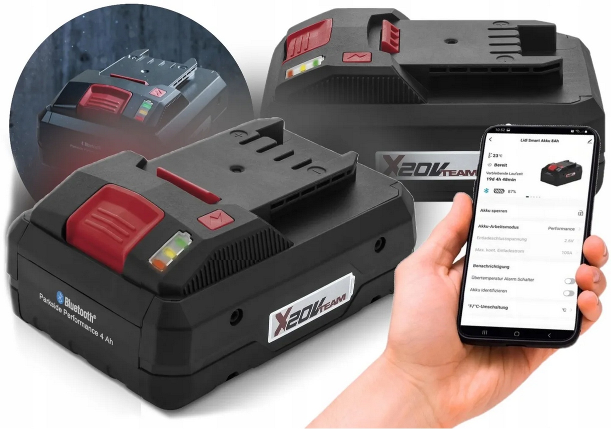 Akumulator Parkside Performance Li-Ion Parkside 20 V 4 Ah Paps 204 B1