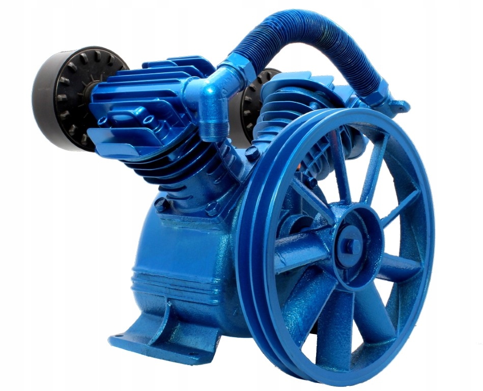 POMPA powietrza Sprężarka Kompresor olejowy 10bar 2090 + rurka z radiatorem Ciśnienie maksymalne 10 bar