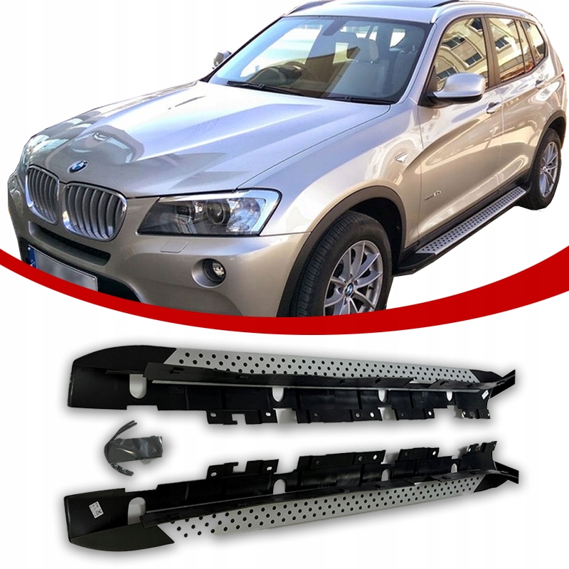 Bmw X3 F25 Hliníkové Stupně Podpraží Z Hliníku 2010-2017