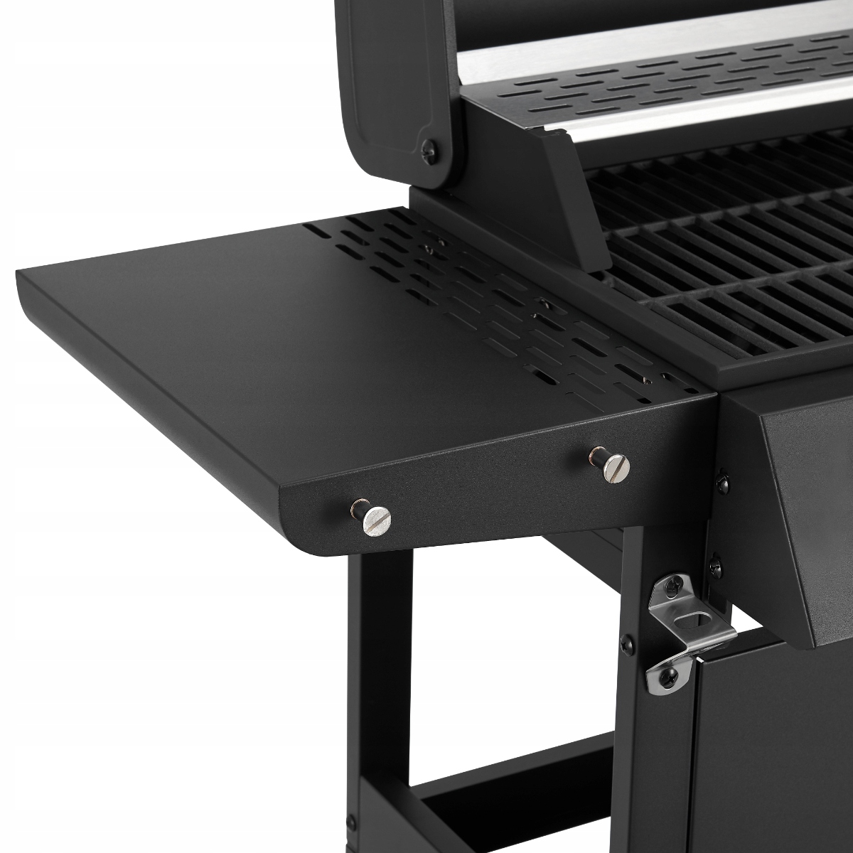 GRILL GAZOWY OGRODOWY LANDGRAF RUSZT MIEJSCE NA BUTLĘ TERMOMETR PÓŁKI Moc 10 kW