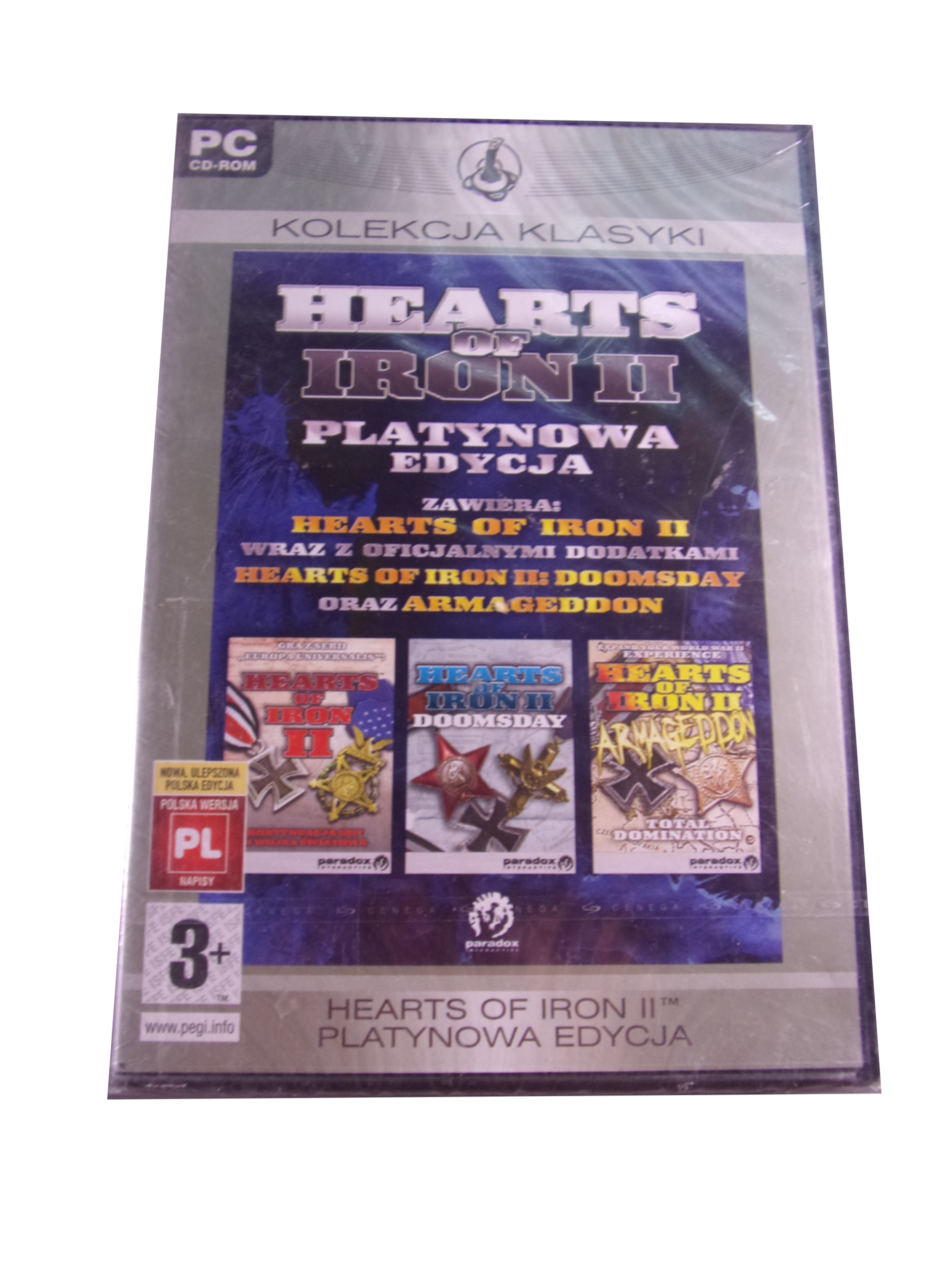 Gra Pc Hearts of Iron II nowa.