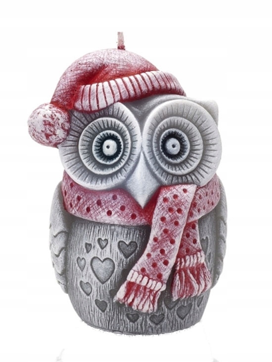 

Bartek Candles Świeczka Xmas Sowa Czerwona