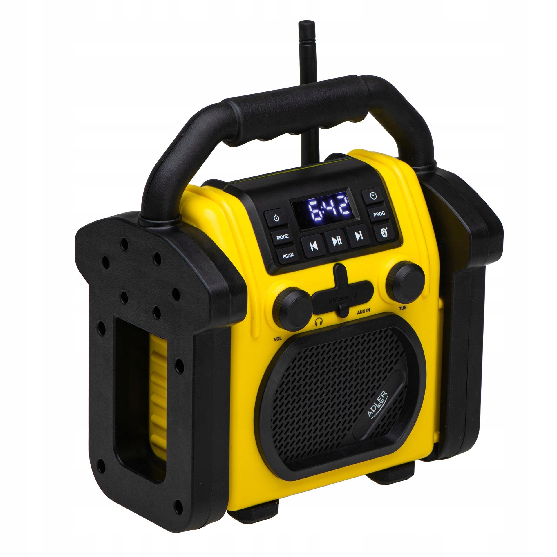 Radio Budowlane AD 1911 z Bluetooth IPX54 - Odporne i Funkcjonalne