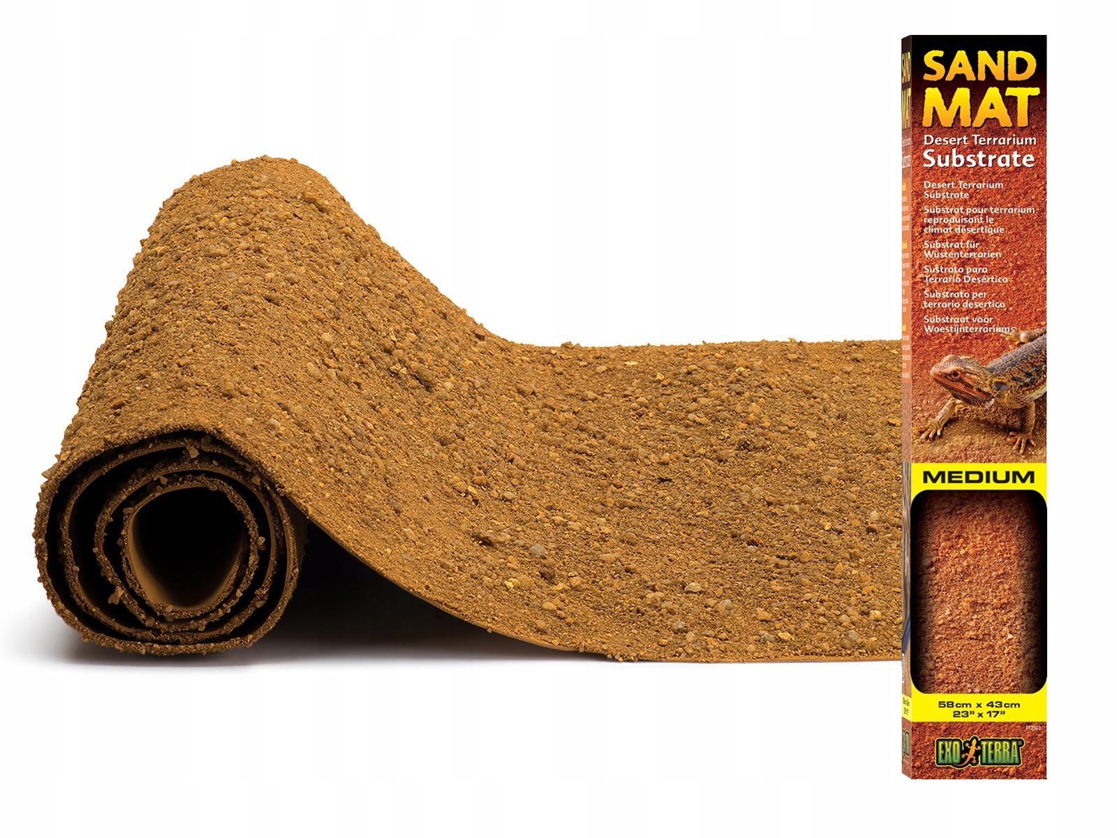 Levně Sand Mat písková podložka na pozadí do terária M 58x43 cm Exo Terra EX-5632