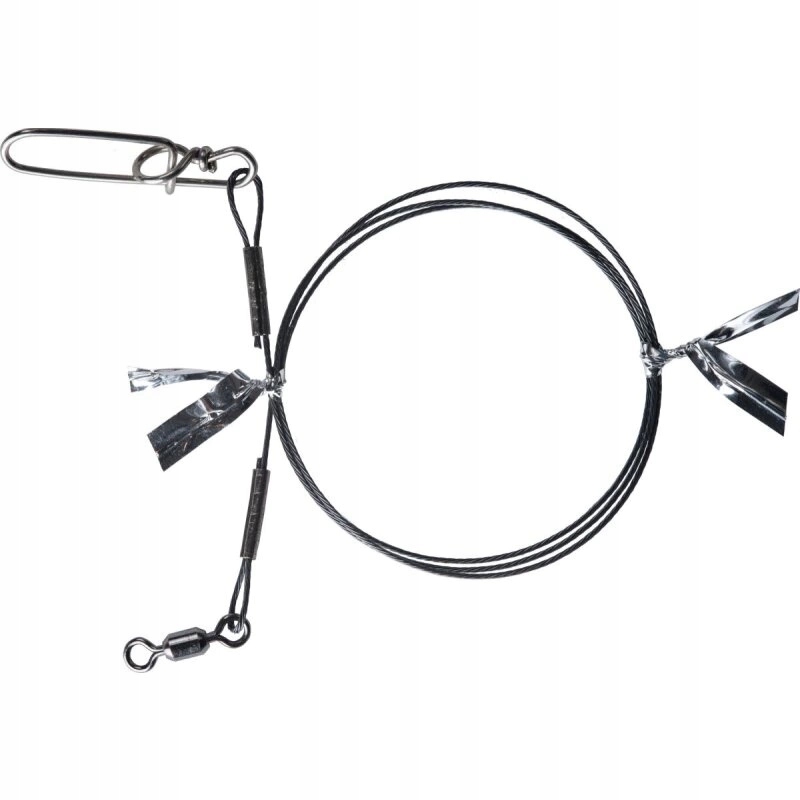 Przypon stalowy Bkk 7x7 Wire leader Hd (Pike Snap) 40cm 18kg 2szt.
