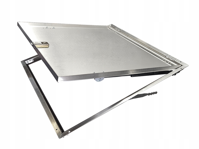 Revizní poklop šachta 900x1000x25 plynové tlumiče nerez