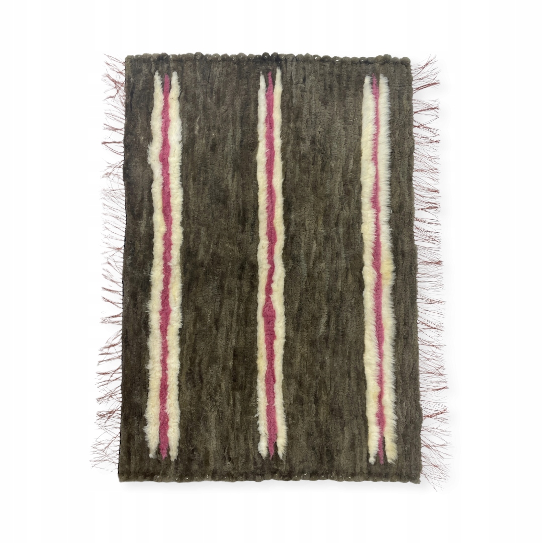 Kožušinový vlnený tkaný Koberec Moderné strapce