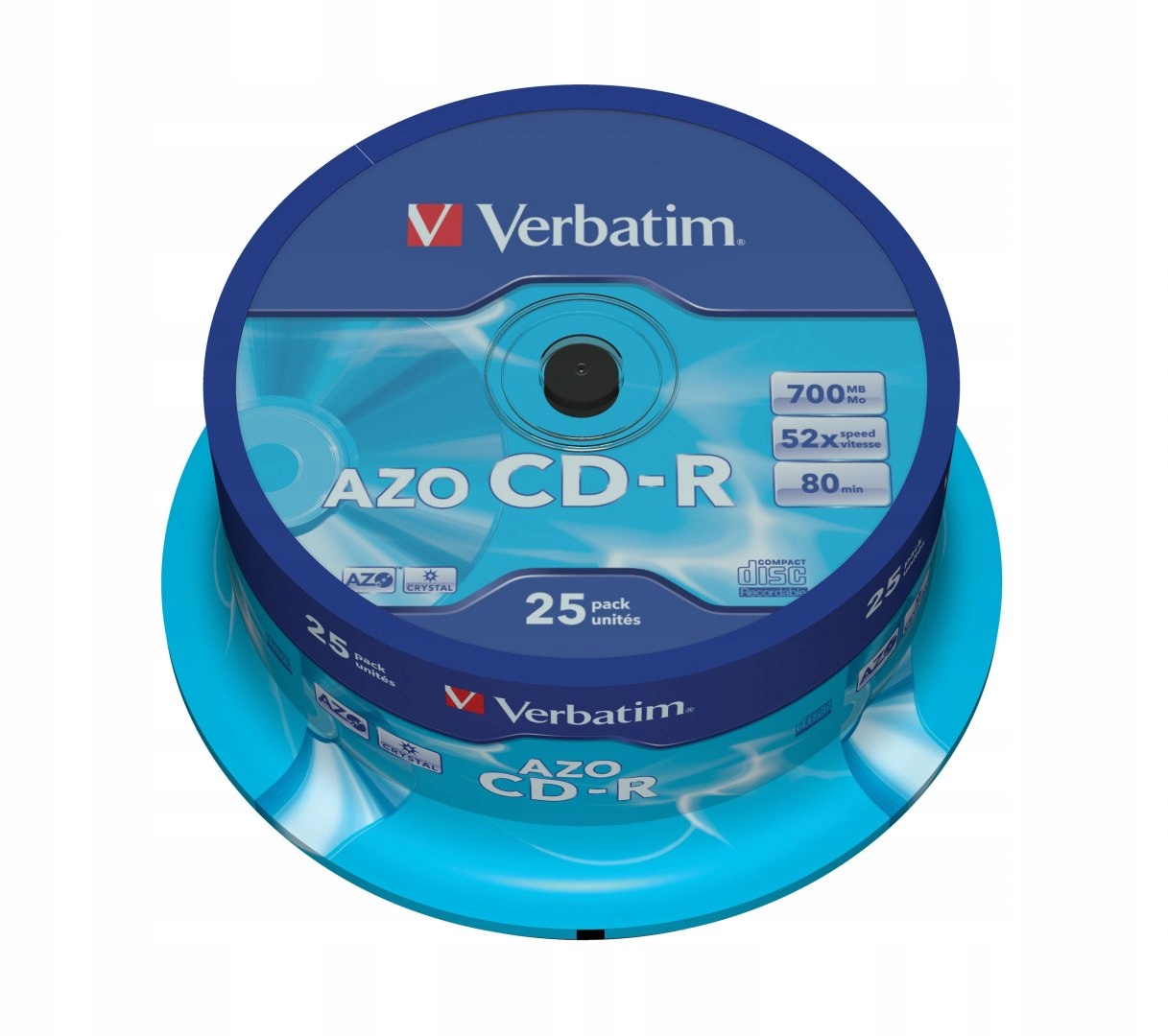 Płyta CD Verbatim 43352 (700MB; 52x; 25szt.; Cake)
