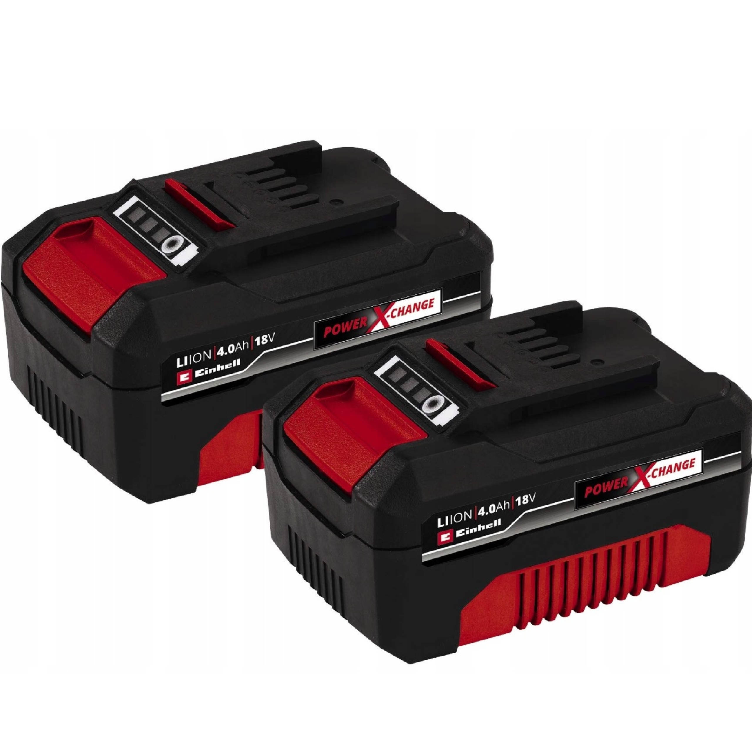 Sada 2 x akumulátor Einhell baterie Power X Change 4,0Ah 18V 4Ah 2x4511396