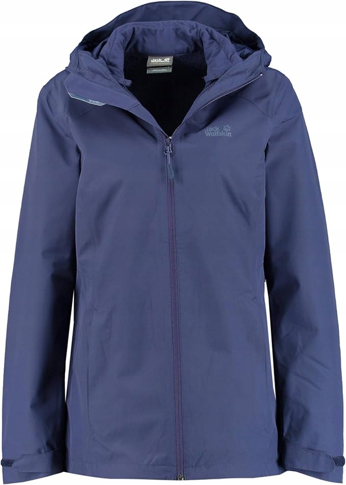 Dámská Zateplená Bunda Jack Wolfskin Norrland 3V1 Dark Plum