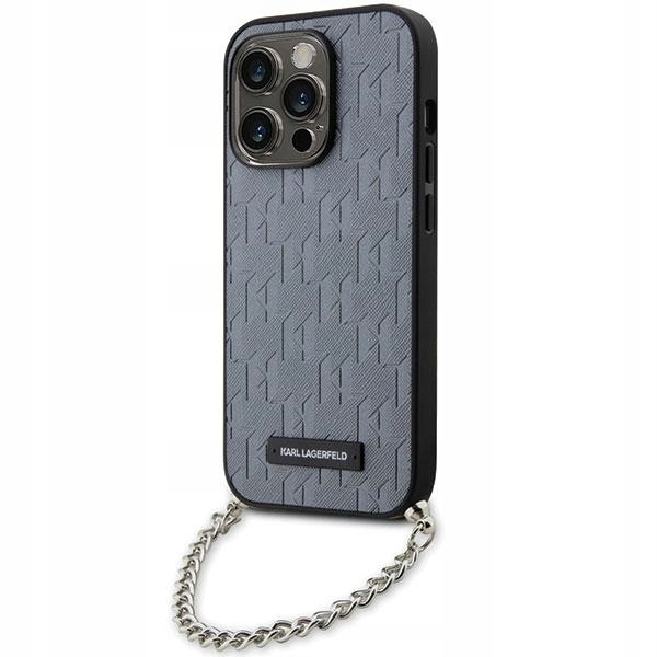 Pouzdro Pro Iphone 14 Pro Karl Lagerfeld Saffiano Monogram Chain
