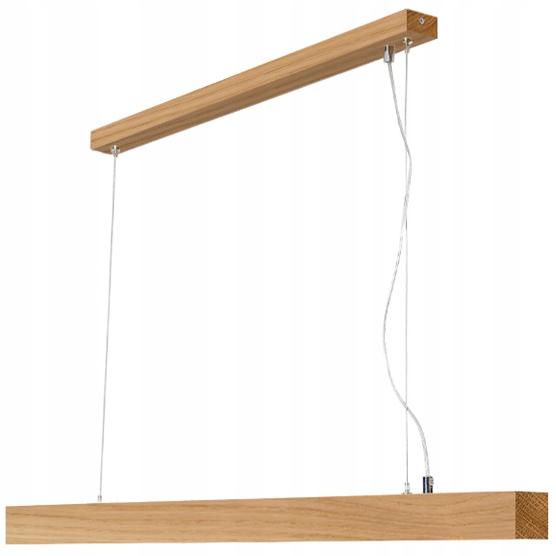 Závesná Led stropná lampa Dubová Slim 90CM Obývačka Loft Nad stôl 36W 4000K