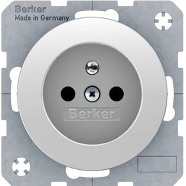 

Gniazdo pojedyncze z/u R.1 R.3 Berker Hager białe