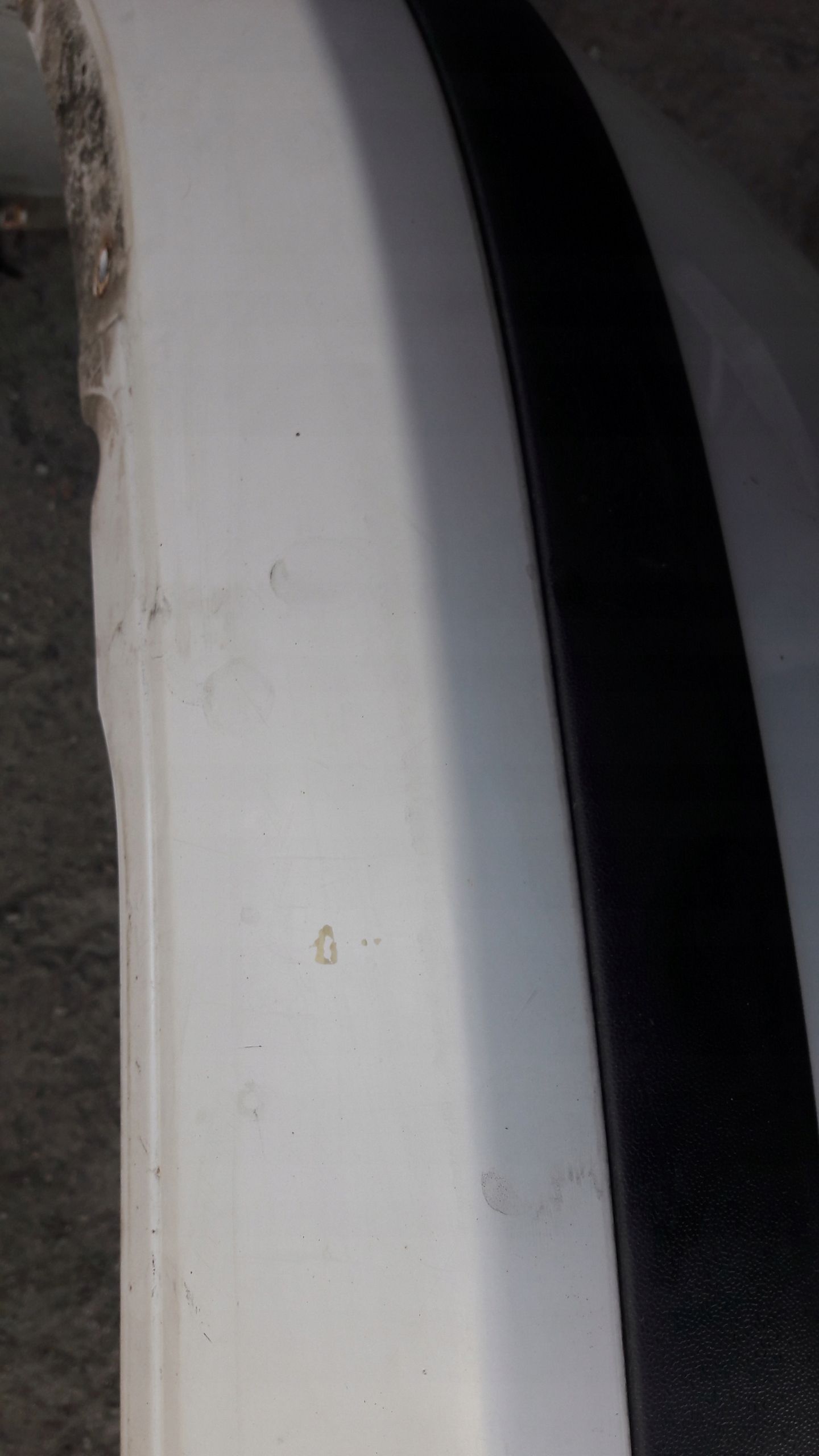 SKODA FABIA e Paraurti posteriore KOMBI BIALY