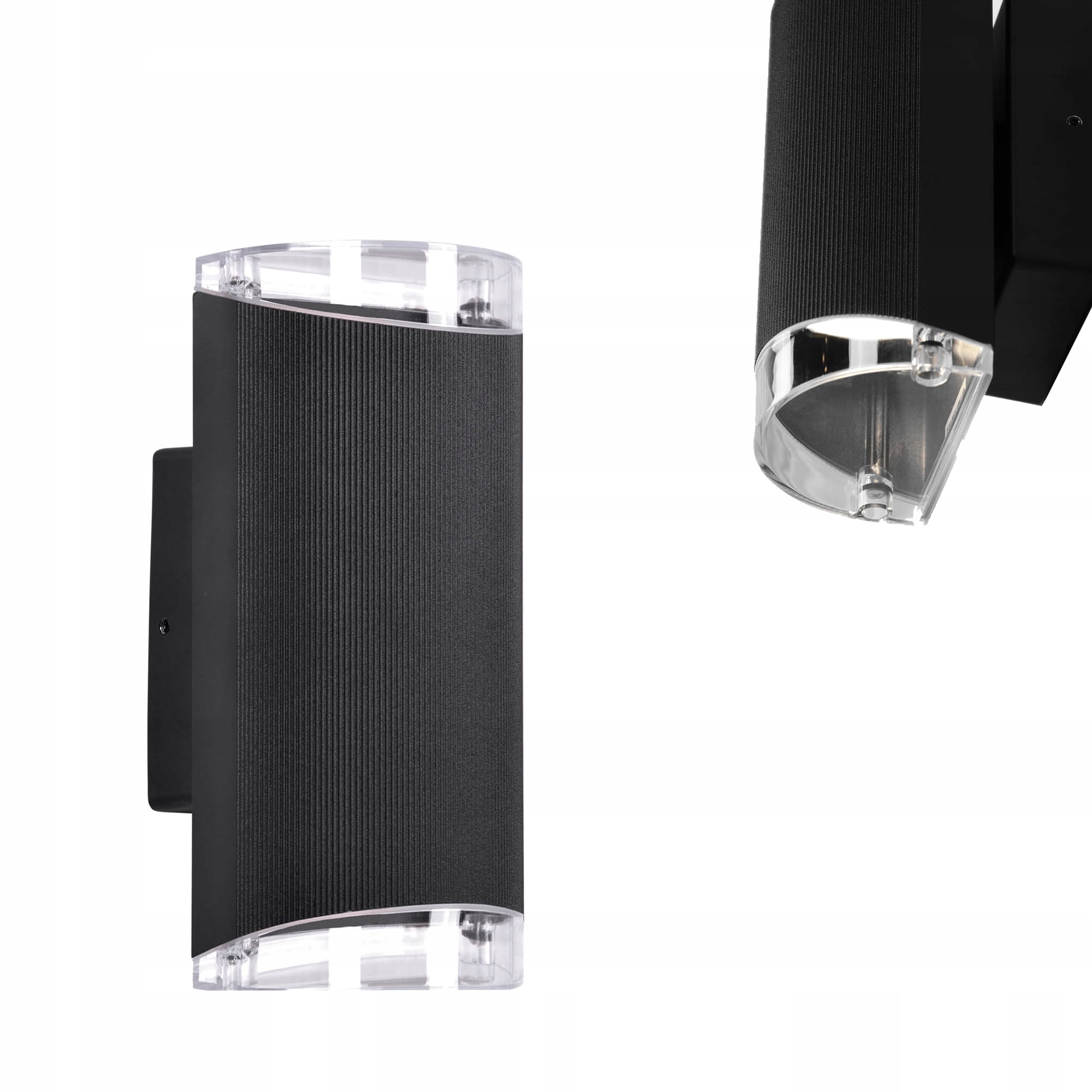 Venkovní nástěnné svítidlo nahoru a dolů Prima fasádní černé IP54 na GU10 Kaja