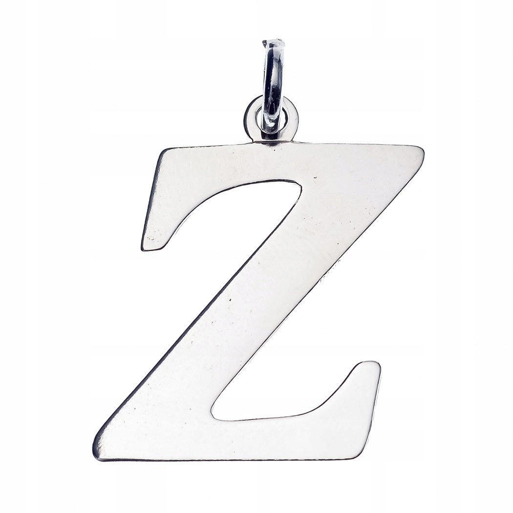 Stříbrný přívěsek, přívěsek s písmenem Z