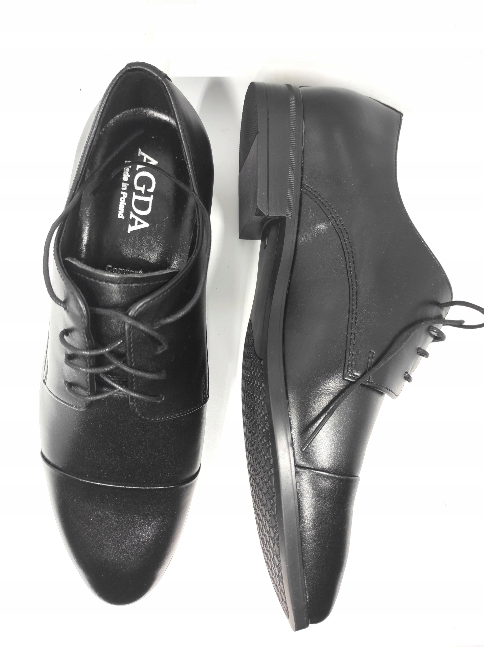 Eleganckie Buty Czarne 43 Marka Agda