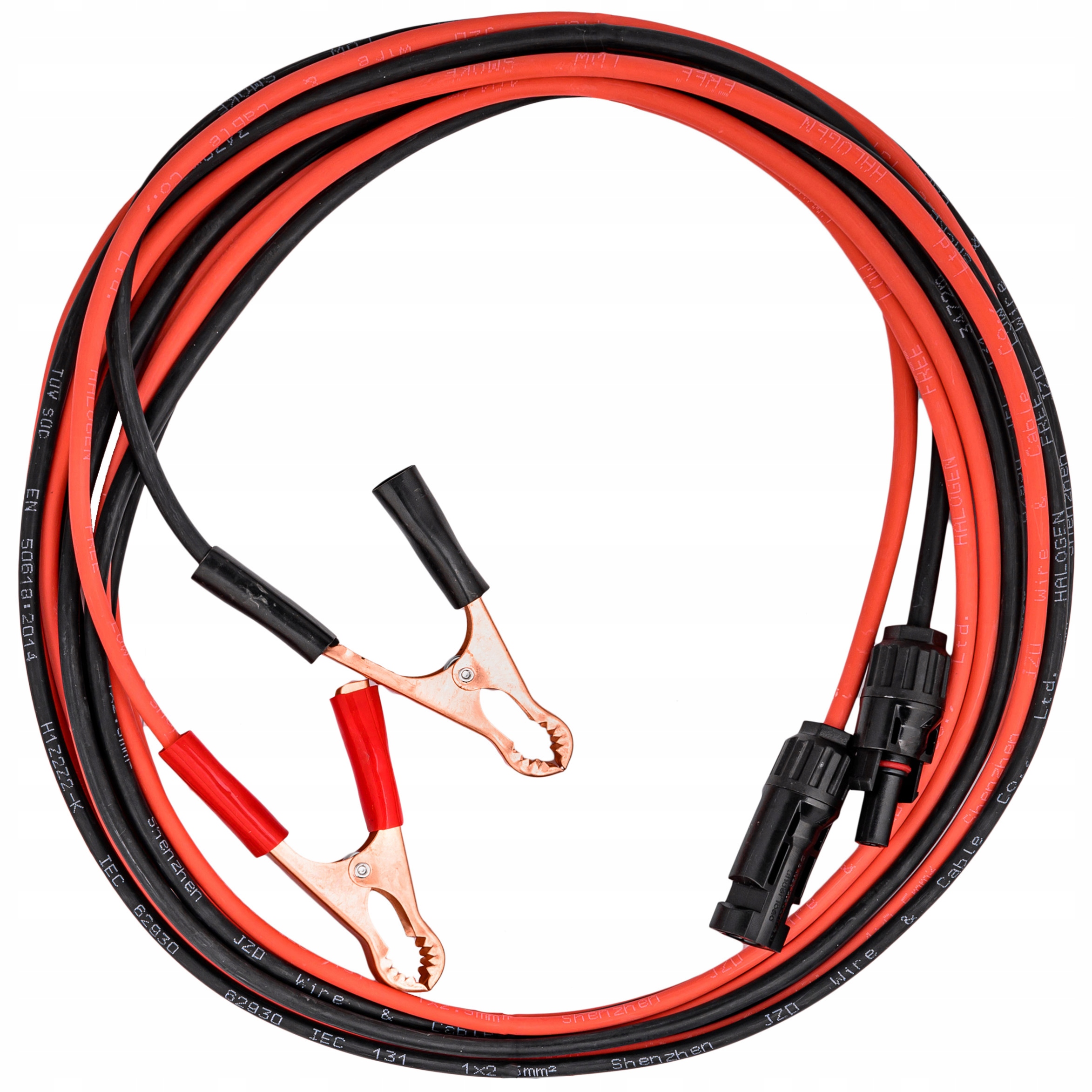 

Zestaw 2x4m Kable Solarne 2,5MM2 MC4 Krokodylki