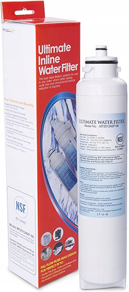 Filtr wody do lodówki Lg M7251242FR-06 ADQ32617701