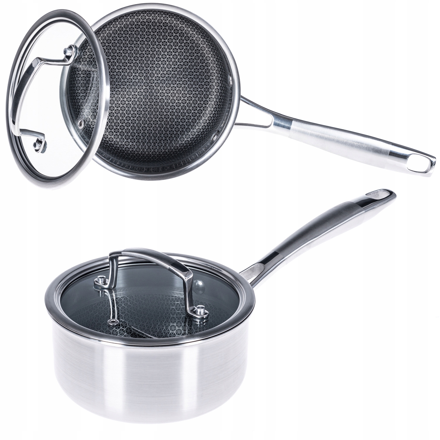 

Profesjonalny Rondel Z Pokrywką 16CM 1,6L Non Stic