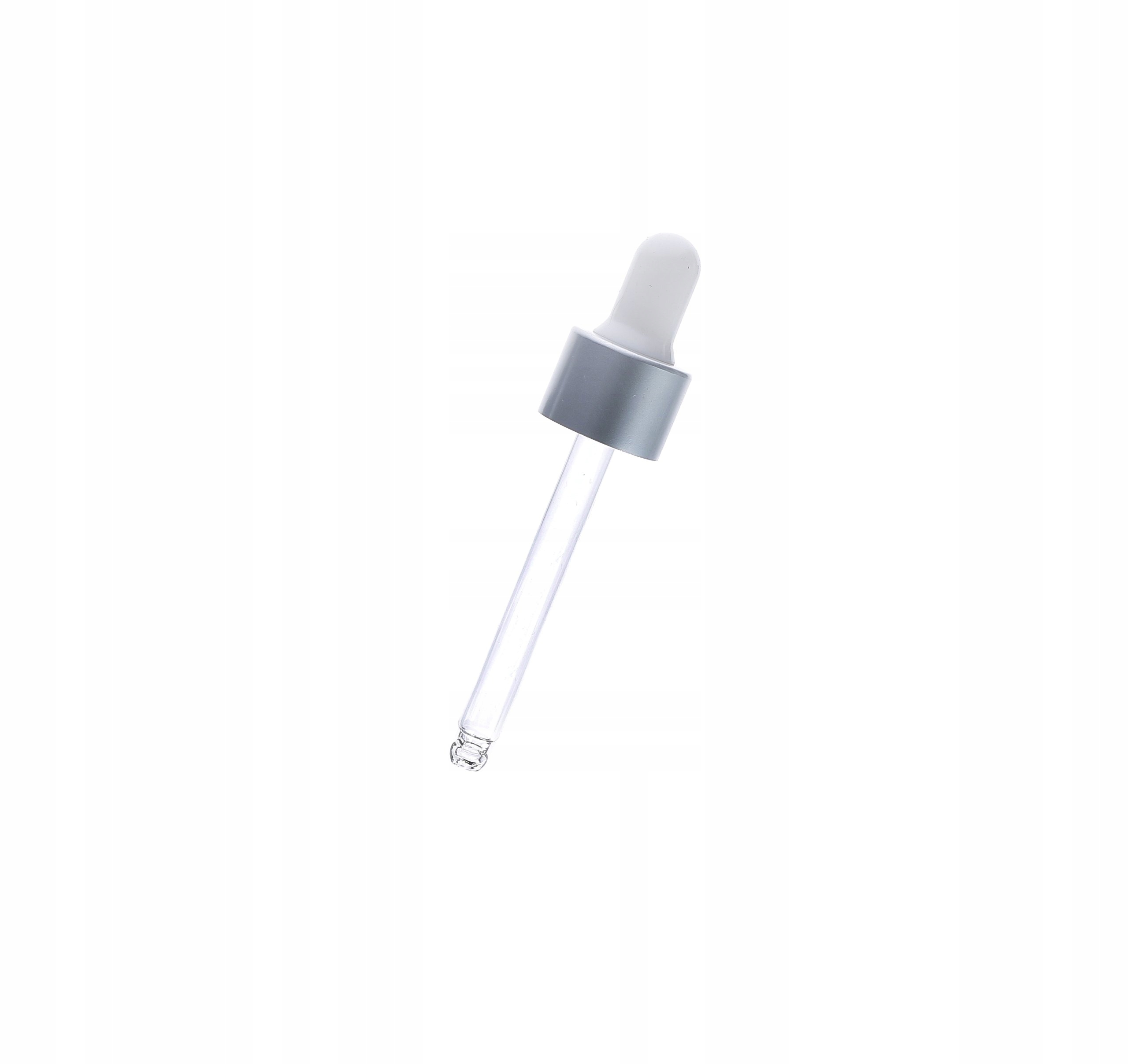 

Pipeta zakraplacz do butelek 30ml srebrna