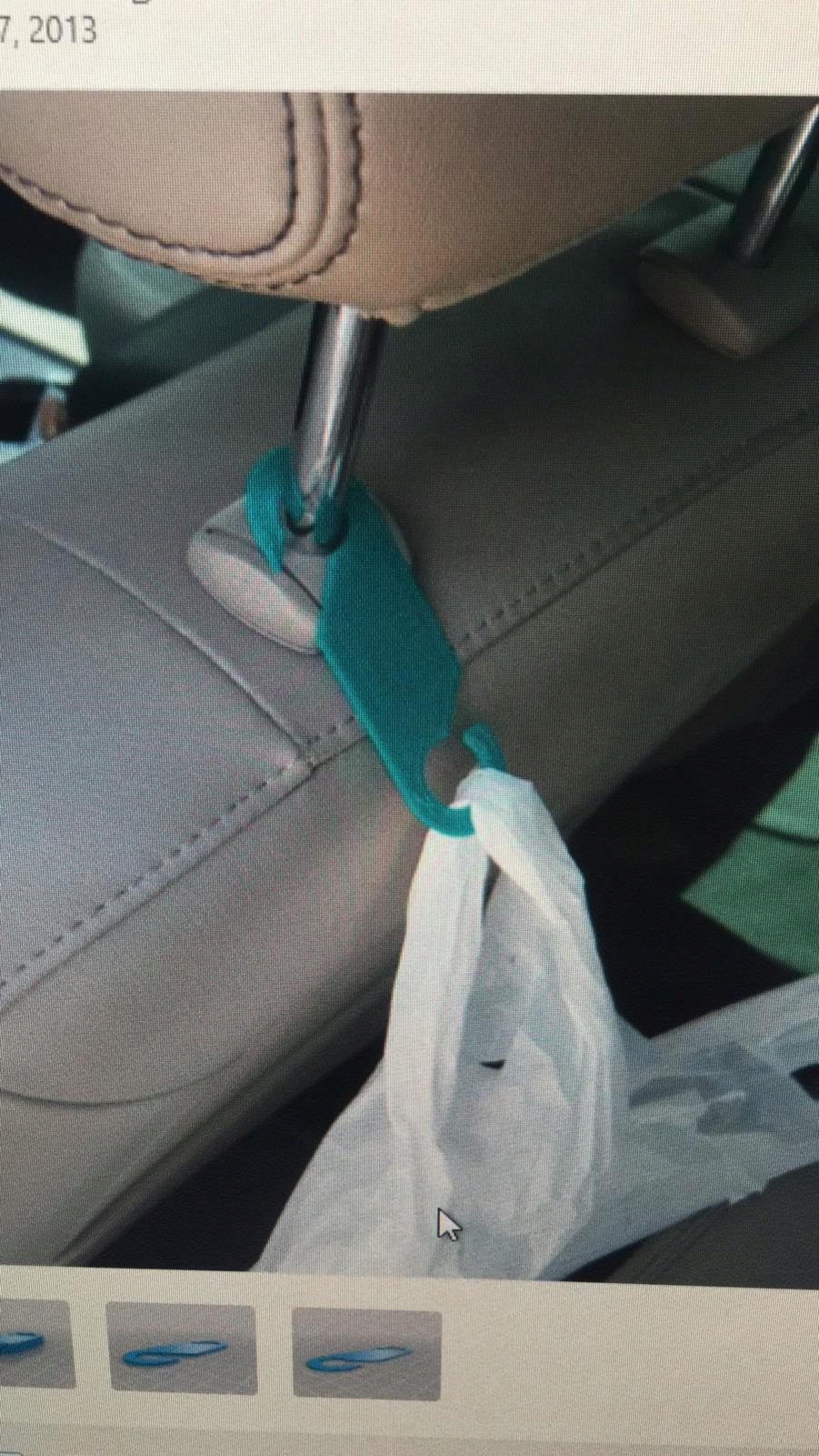 

Wieszak Samochodowy Uchwyt Na Fotel Na Zakupy x 2