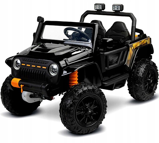 Toyz Jeep Ringo Auto terenowe na akumulator 12V pilot 4 silniki czarny