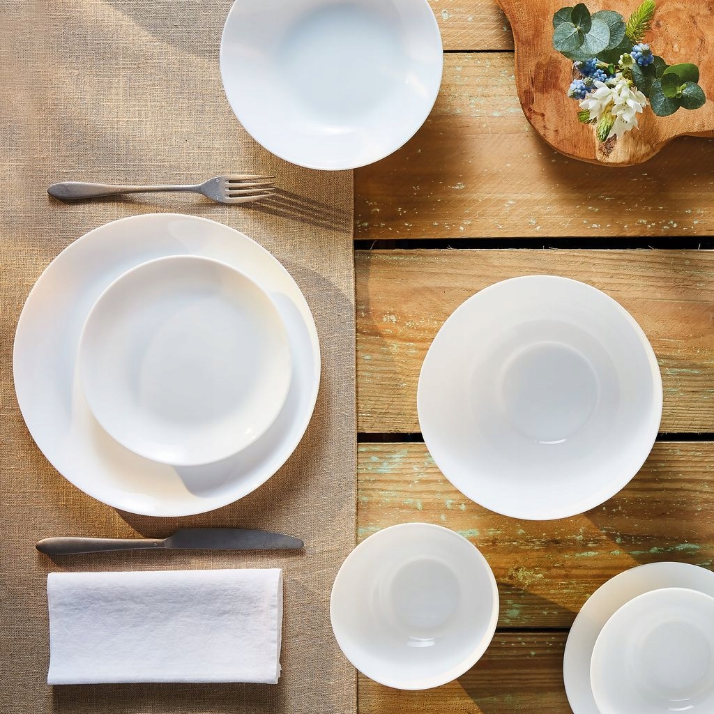 KOMPLET OBIADOWY DIWALI BIAŁY 6 osób LUMINARC Marka Luminarc