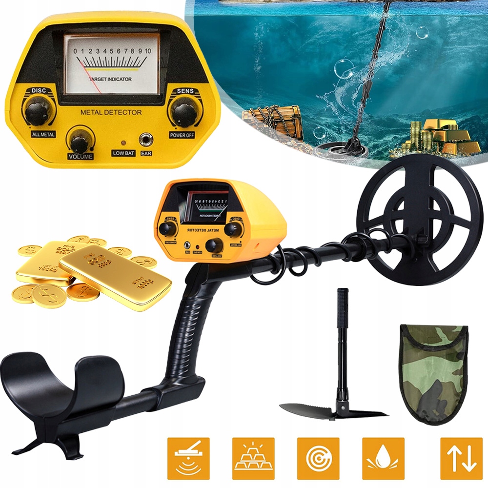 Profesionální Detektor Kovů, Voděodolný Pro Děti I Dospělé, 84-107 CM