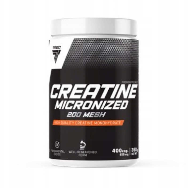 Trec Nutrition Creatine Micronized 200 Mesh kreatin monohydrát 400 kapslí