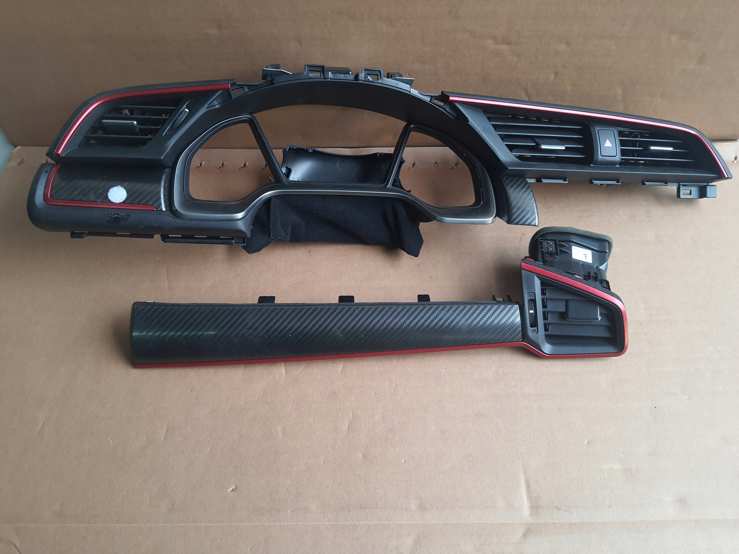 17-> - HONDA CIVIC X TYPE-R 17 - > ДЕКОР CARBON