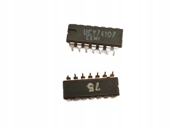Układ scalony cyfrowy Ucy 74107 DIP14 Cemi 2 sztuki