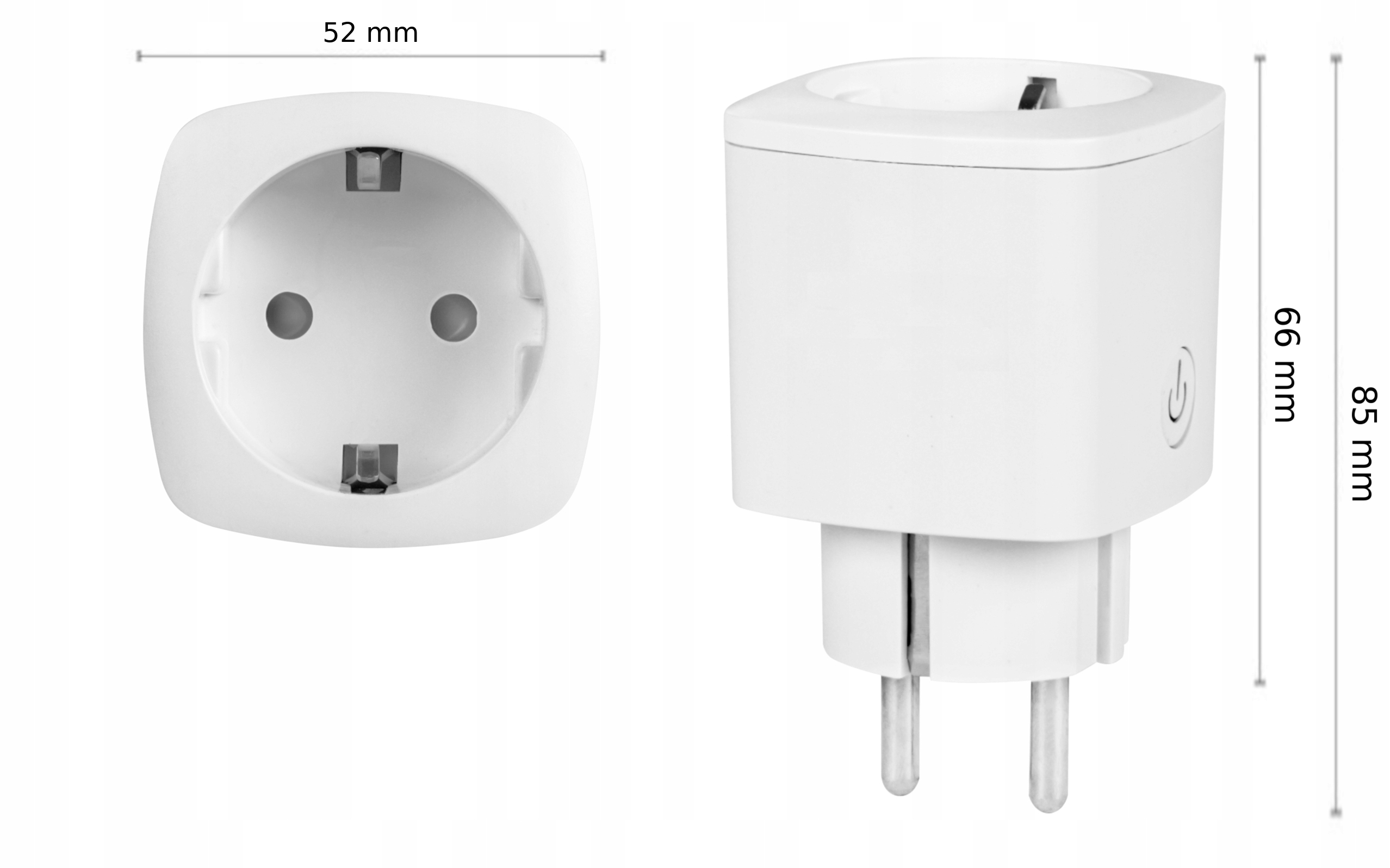 PROGRAMATOR CZASOWY WATOMIERZ SMART WIFI TUYA PLUG GNIAZDKO GNIAZDO 16A Kod producenta WS021-EU
