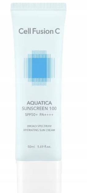 Cell Fusion C Aquatica Sunscreen 100 SPF50 Nawilżający krem do opalania50ml