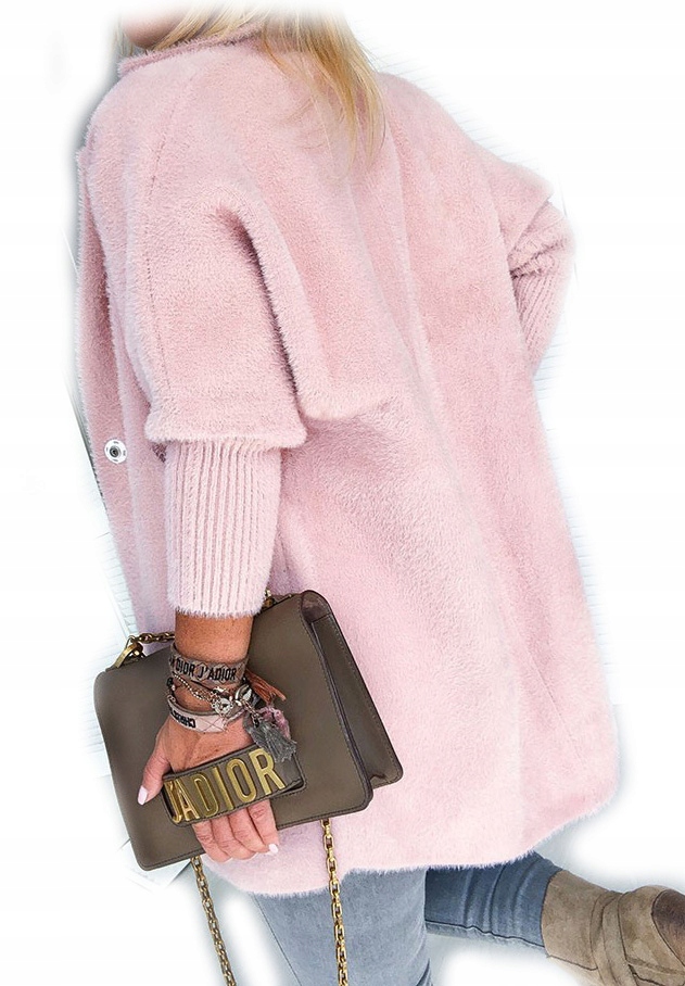 

Płaszcz Alpaka Długi Płaszczyk Wełna Kurtka M