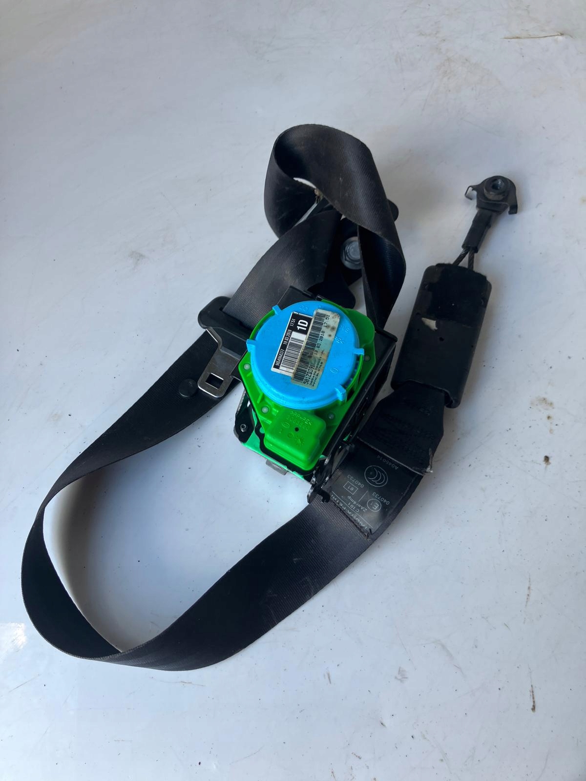 tension belt safety right front C4 PICASSO and 9654964377