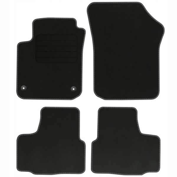 Škoda Citigo 2011 – velurové koberce Comfort Černé