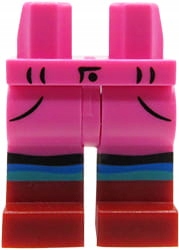

Lego nogi nóżki figurki różowe spodnie kozaki