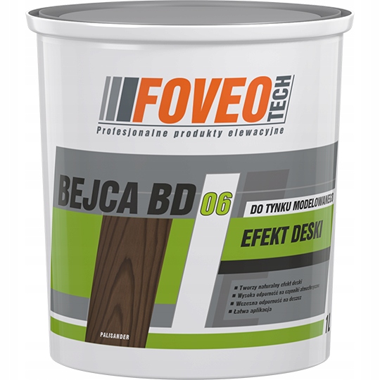 Foveo Bejca BD06 1L Palisander do Tynku Modelowanego Efekt Deski Impregnat