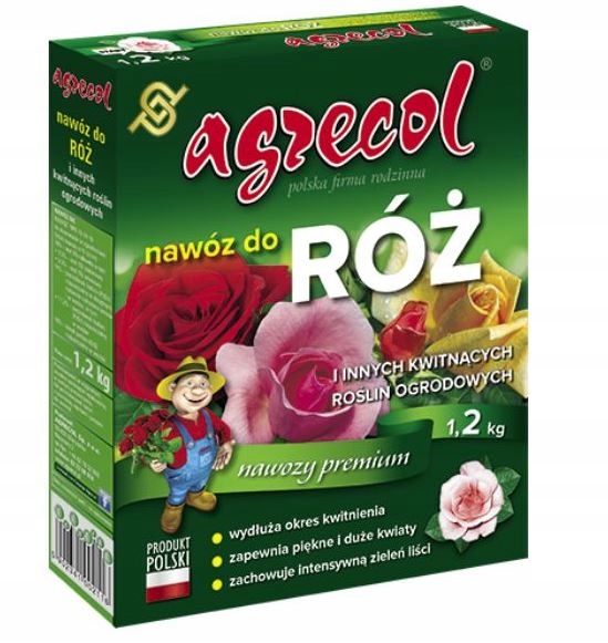 

Agrecol Nawóz Granulowany Do Róż 1.2 Kg
