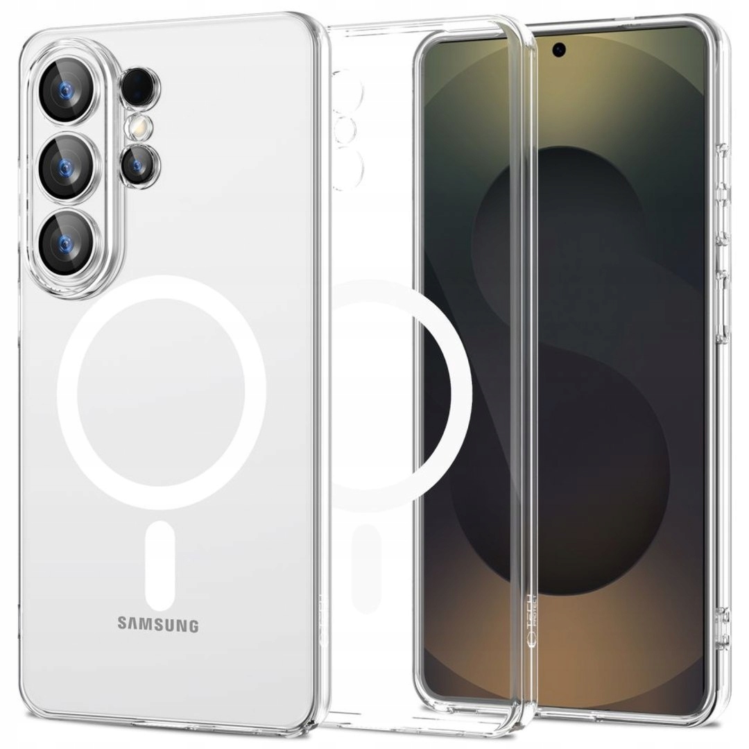 Etui pokrowiec case na Samsung Galaxy S26 Ultra FlexAir MagSafe przezrocz